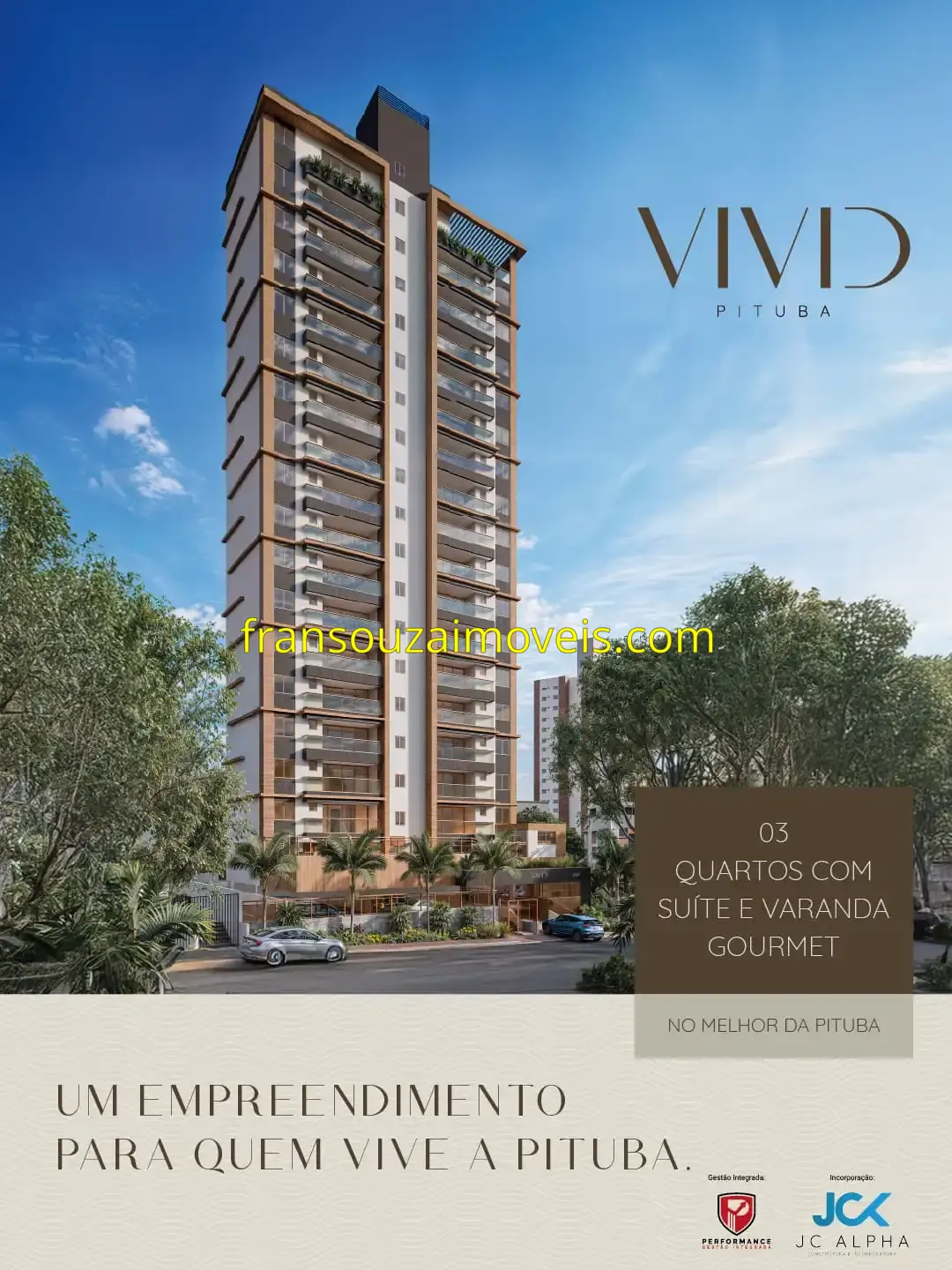 Vivid Pituba: lançamento de 3 quartos, com 78m, varanda gourmet e rooftop em Salvador-BA